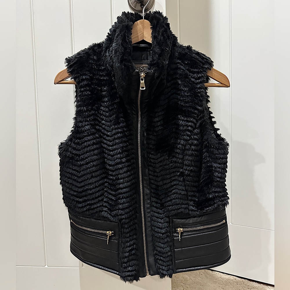 Faux Fur Vest - CI SONO BY CAVALINI